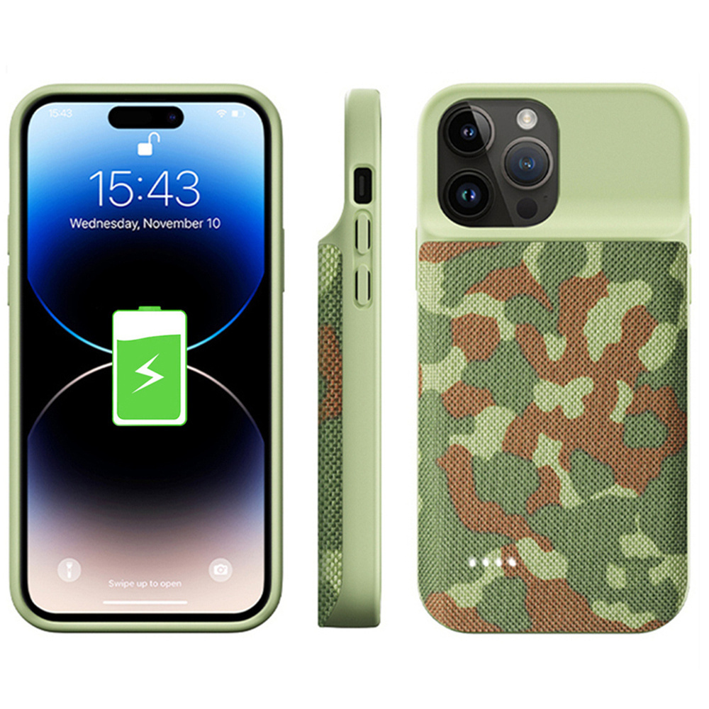 10000Mah Camouflage 14 Plus Power Case For IPhone 14 Pro Battery Charger Case For Iphone 14 Pro Max Power Bank For IPhone14 Case