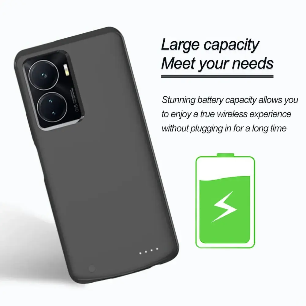 JayoWade 6800Mah For VIVO IQOO Z6 5G Battery Case IQOO Z6 Phone Cases For VIVO IQOO Z6 Battery Charger Case Power Bank Cover