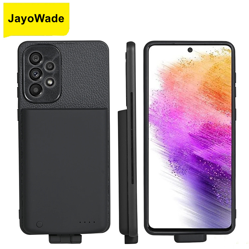 JayoWade 5000Mah For Samsung Galaxy A73 5G Battery Case Phone Case For Samsung Galaxy A73 Battery Charger Case Power Bank Cover