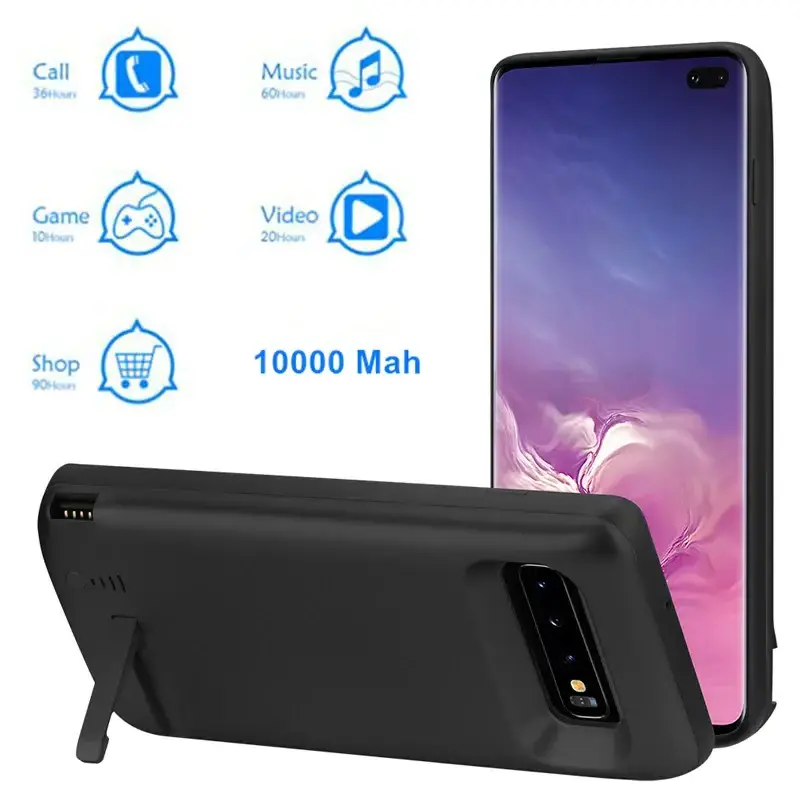 10000Mah Power Bank Case For Samsung Galaxy S23 Ultra S22 S8 Plus S10 S10e Note 8 9 10 S20 S21 FE Note 20 Battery Charger Case