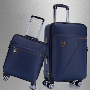 Oumanfei PU suitcases carry on luggage trolley bag with detachable spinner wheels for travel 20'24'28 inches travel bags luggage