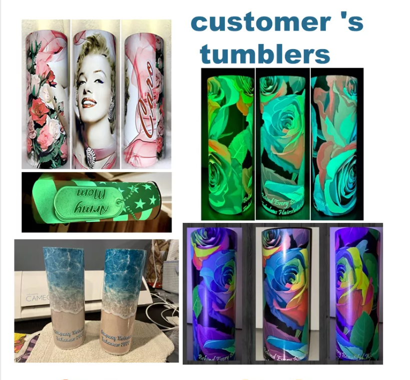 USA Warehouse 2 Days Delivery 20OZ Sublimation Blanks Stainless Steel Skinny Sublimation Straight Tumblers with Straw