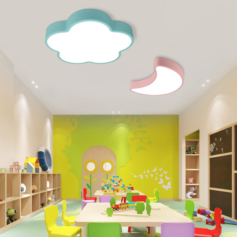 Cute Macaroon flower decorative Ceiling Light Children's room Living Room Ceiling Lamp