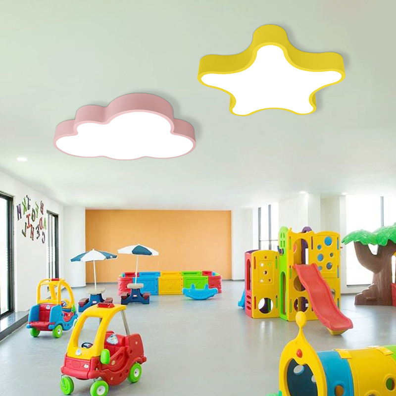 High quality ceiling lamp for children playground ceiling mount led light star ceiling light