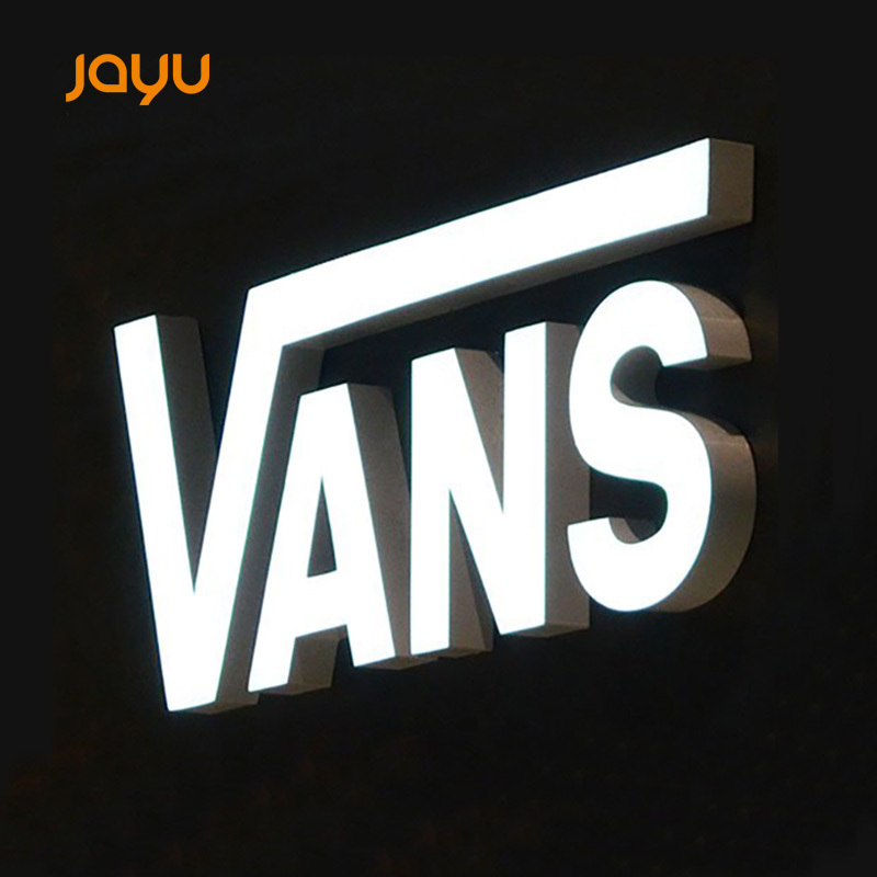 3D LED Aluminum Positive Light Backlight Letter Light Metal Backlight Logo 4ft Led Letter Light