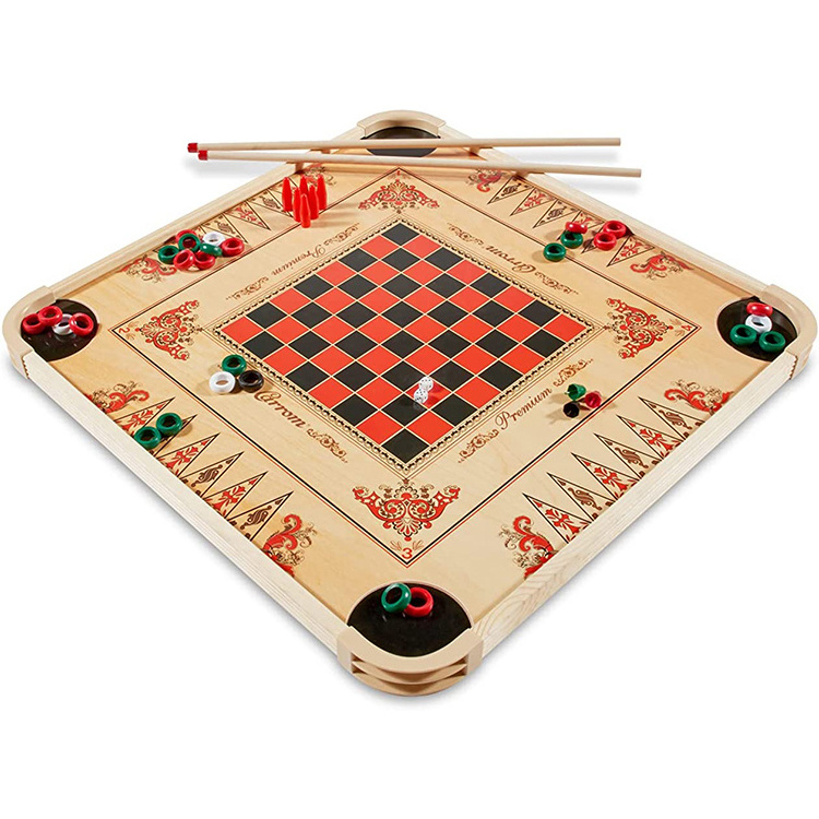 factory customized different style large wooden carrom board game set pakistan play best grade carrom board ball game