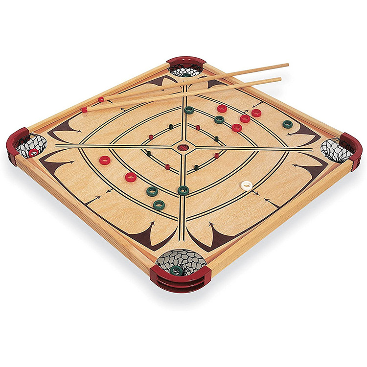 factory customized different style large wooden carrom board game set pakistan play best grade carrom board ball game