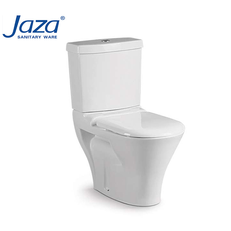 High quality modern style porcelain unique western wc floor mounted toilet bowl washdown two piece toilets for bathroom