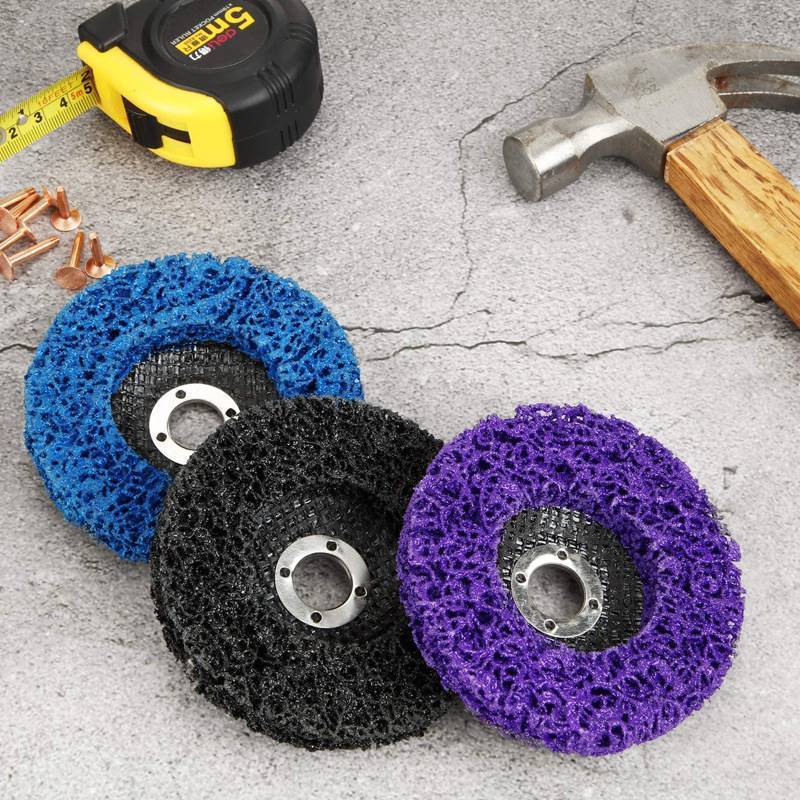 Strip & clean disc black purple blue strip discs rust remover with fiberglass backing