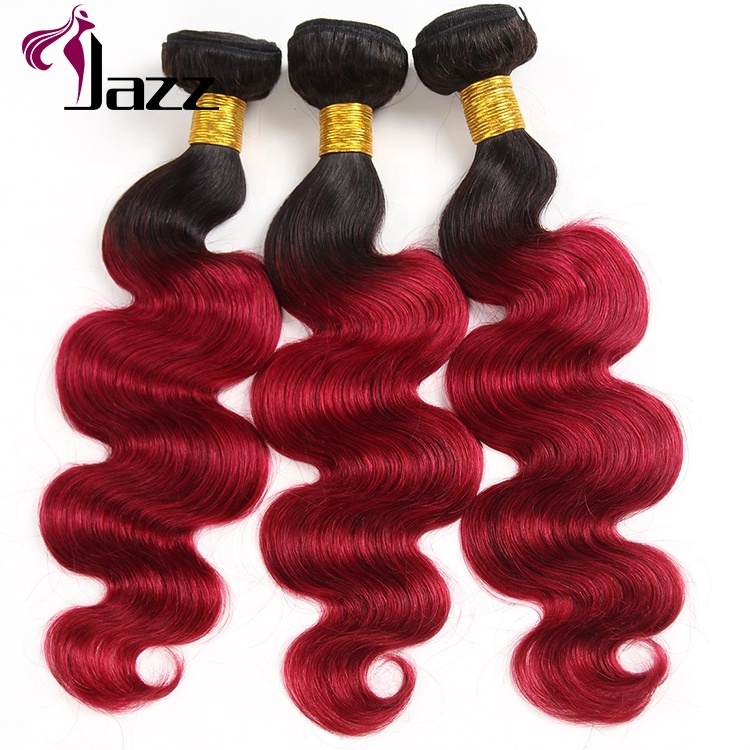 100% Unprocessed Brazilian Body Wave Human Hair Weave Ombre Bundles Hair Virgin Cuticle Aligned Hair