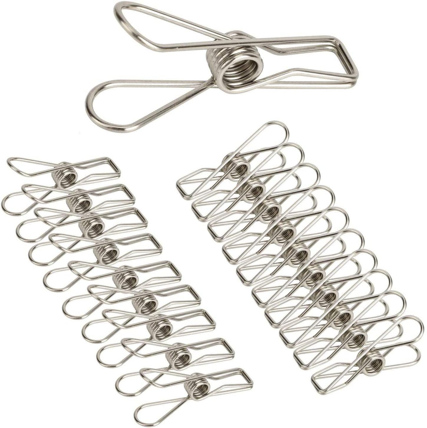 Factory clothespins  316 marine grade stainless steel  Metal Clothes Pegs