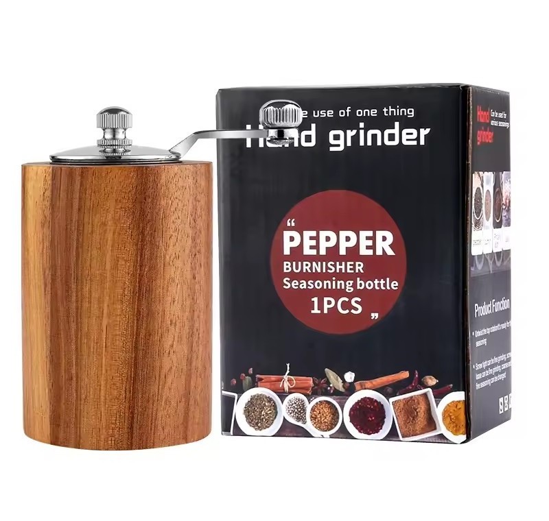 Mill Hand Crank Pepper Grinder Salt Shaker Manual Salt Grinder With Handle