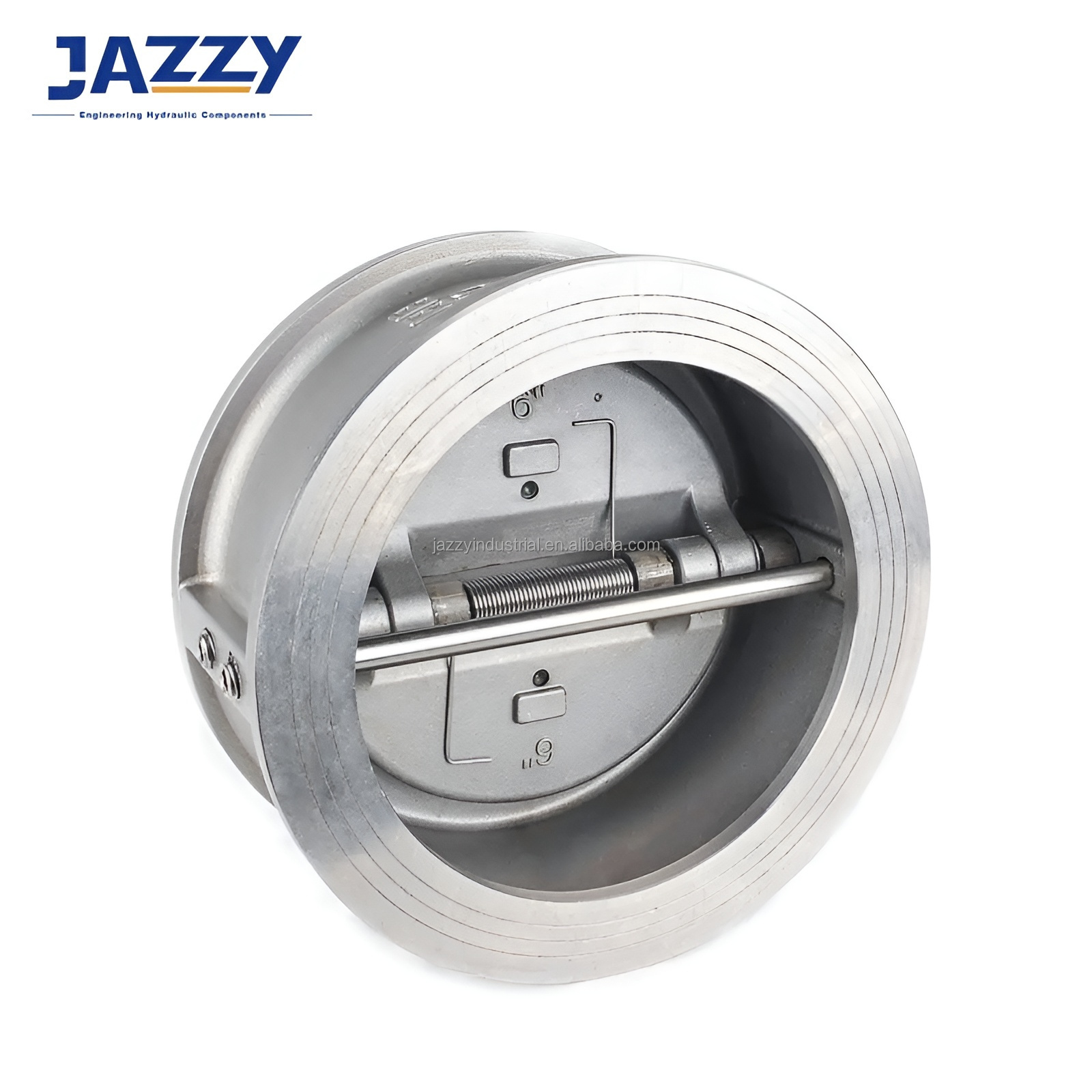 JAZZY Check valve Stainless Steel / Cast Iron Dual / Single Plate wafer check valve Class 150 PN10/16 Wafer Check Valve