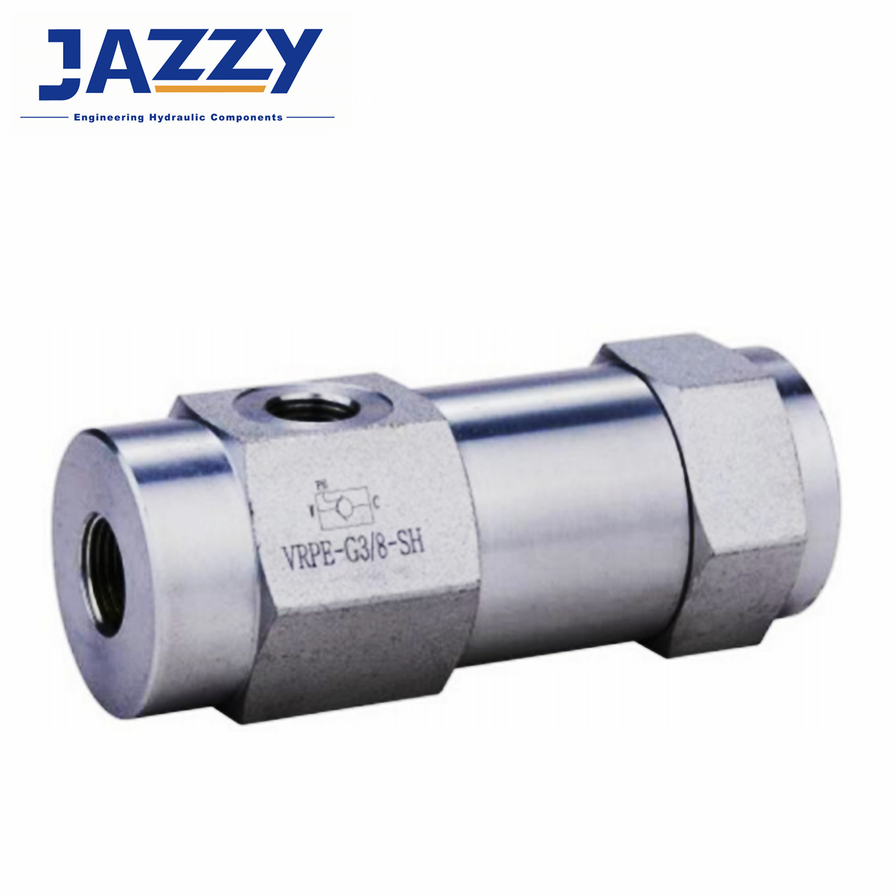 JAZZY single/double pilot check valve single/double eccentric valve hydraulic high pressure ball valve stainless steel