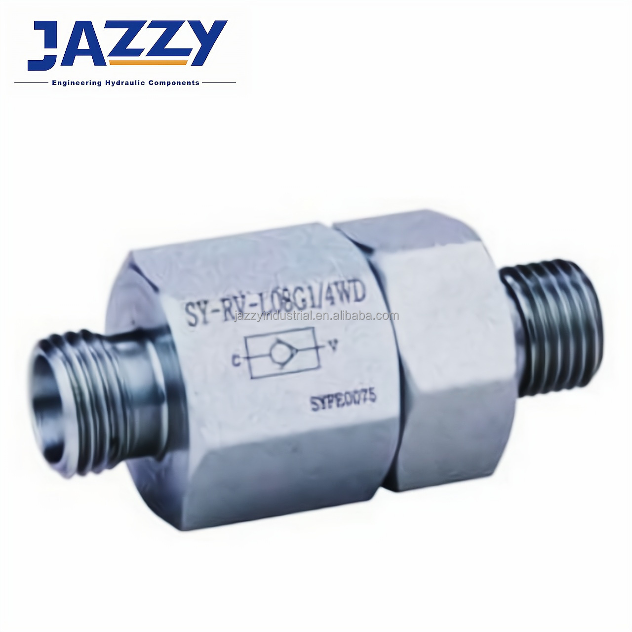 JAZZY SY-RD RZ RV Series Check Valve Single/Dual Pilot Check Valve hydraulic high pressure ball valve stainless steel