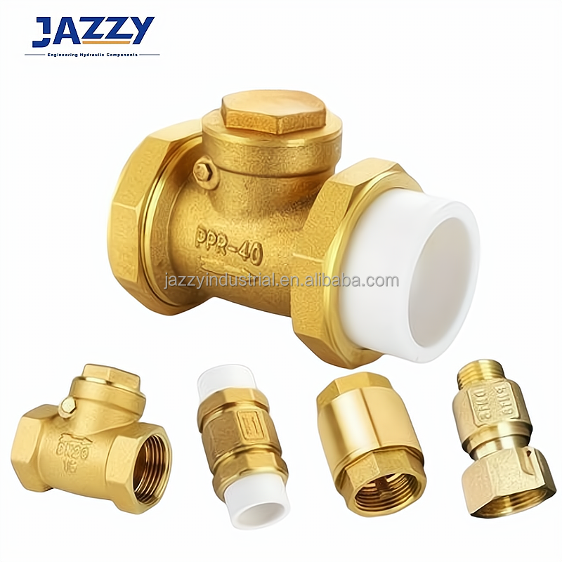 JAZZY high quality 2-way 3-way JZ-0121 Brass Check valve / Gate / ball PN16 to PN25 1/4 to 4 brass globe valve Brass valve