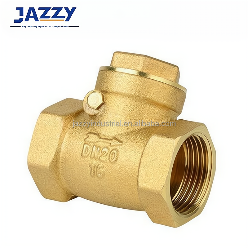 JAZZY high quality 2-way 3-way JZ-0121 Brass Check valve / Gate / ball PN16 to PN25 1/4 to 4 brass globe valve Brass valve