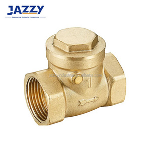 JAZZY high quality 2-way 3-way JZ-0121 Brass Check valve / Gate / ball PN16 to PN25 1/4 to 4 brass globe valve Brass valve