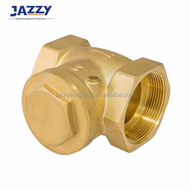 JAZZY high quality 2-way 3-way JZ-0121 Brass Check valve / Gate / ball PN16 to PN25 1/4 to 4 brass globe valve Brass valve