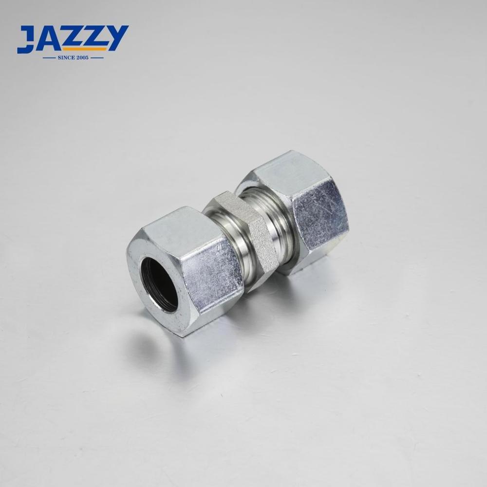 JAZZY compression swagelok tube fittings union elbow straight male connector SAE hydraulic adapter