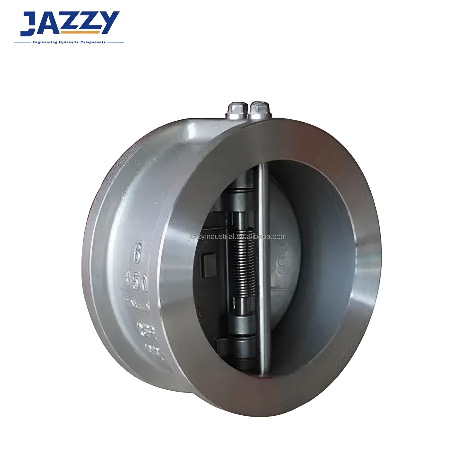 JAZZY Check valve Stainless Steel / Cast Iron Dual / Single Plate wafer check valve Class 150 PN10/16 Wafer Check Valve