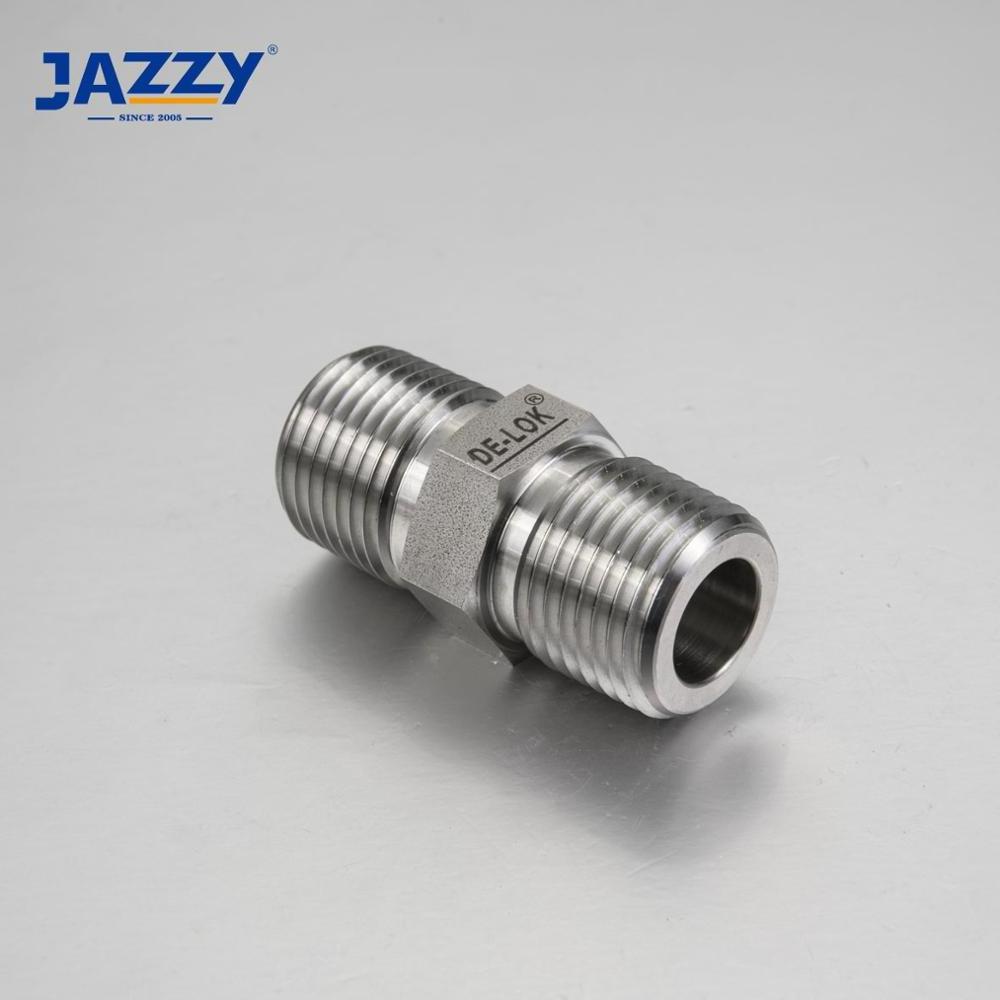 JAZZY Male thread stainless steel hexagonal nipple manufacturer