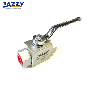 JAZZY 1/4"to 2" high pressure Stainless Steel KHB 2 way Manifold Mounted SAE NPT Connections Hydraulic Ball Valve