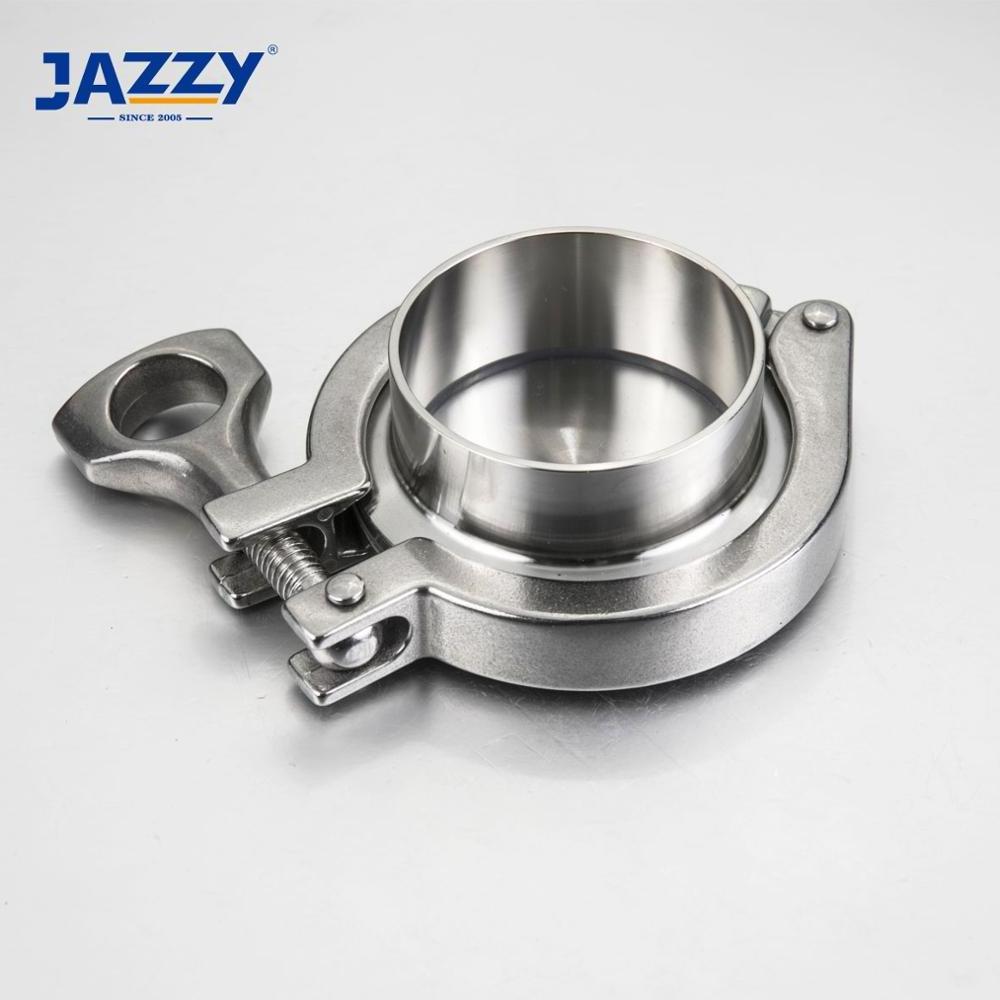 JAZZY DIN SMS 3A ISO RJT Stainless steel Sanitary Pipe Fittings Series Sanitary Fitting union TC Clamp Valve Sanitary Fitting