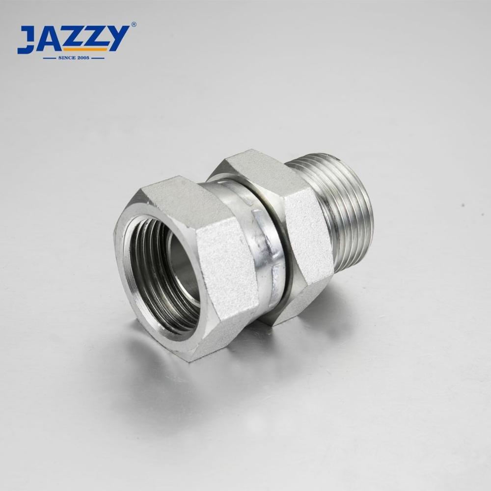 JAZZY Original Factory Swivel BSP Female to BSP Male Straight hose fitting hydraulic adapter