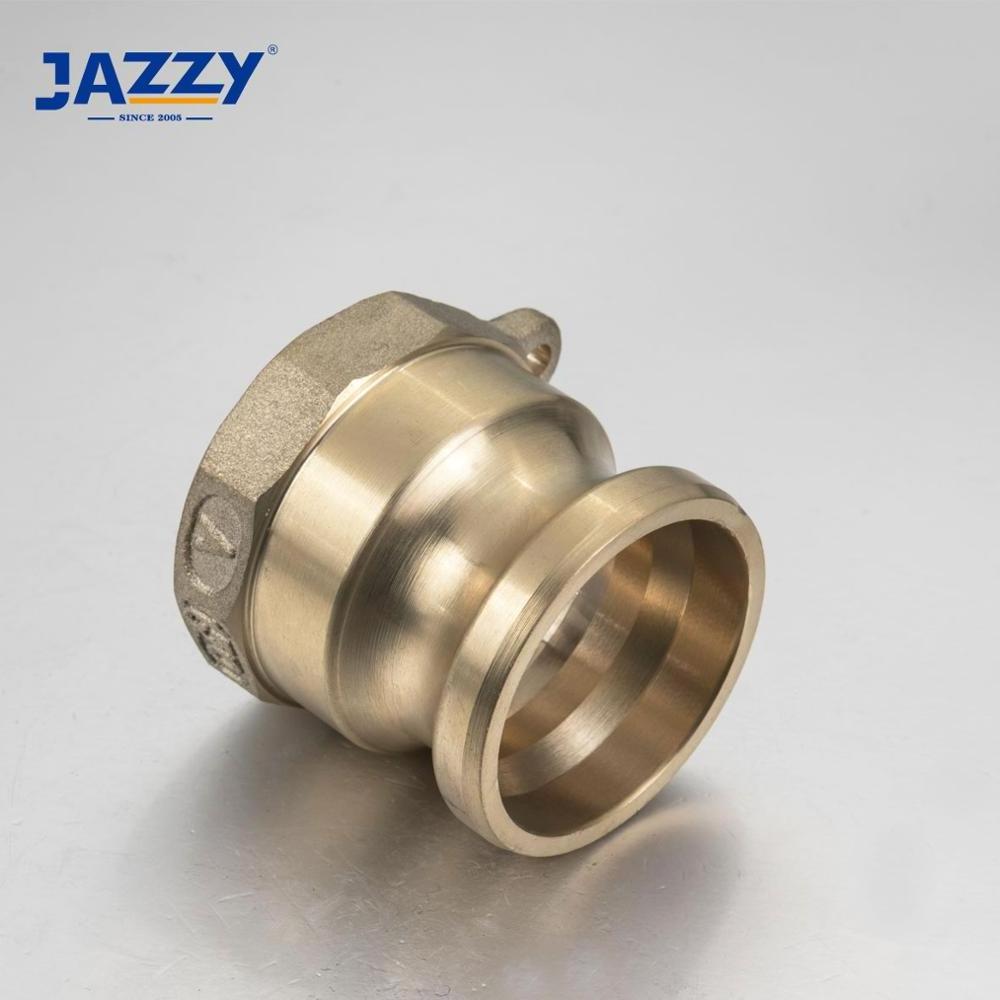 JAZZY conpetition price brass type A groove connector adapter hose camlock coupling