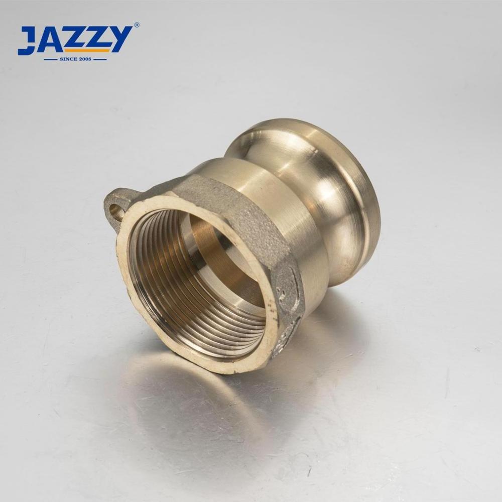 JAZZY conpetition price brass type A groove connector adapter hose camlock coupling