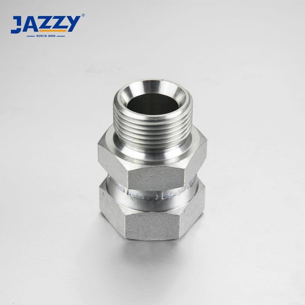 JAZZY Original Factory Swivel BSP Female to BSP Male Straight hose fitting hydraulic adapter