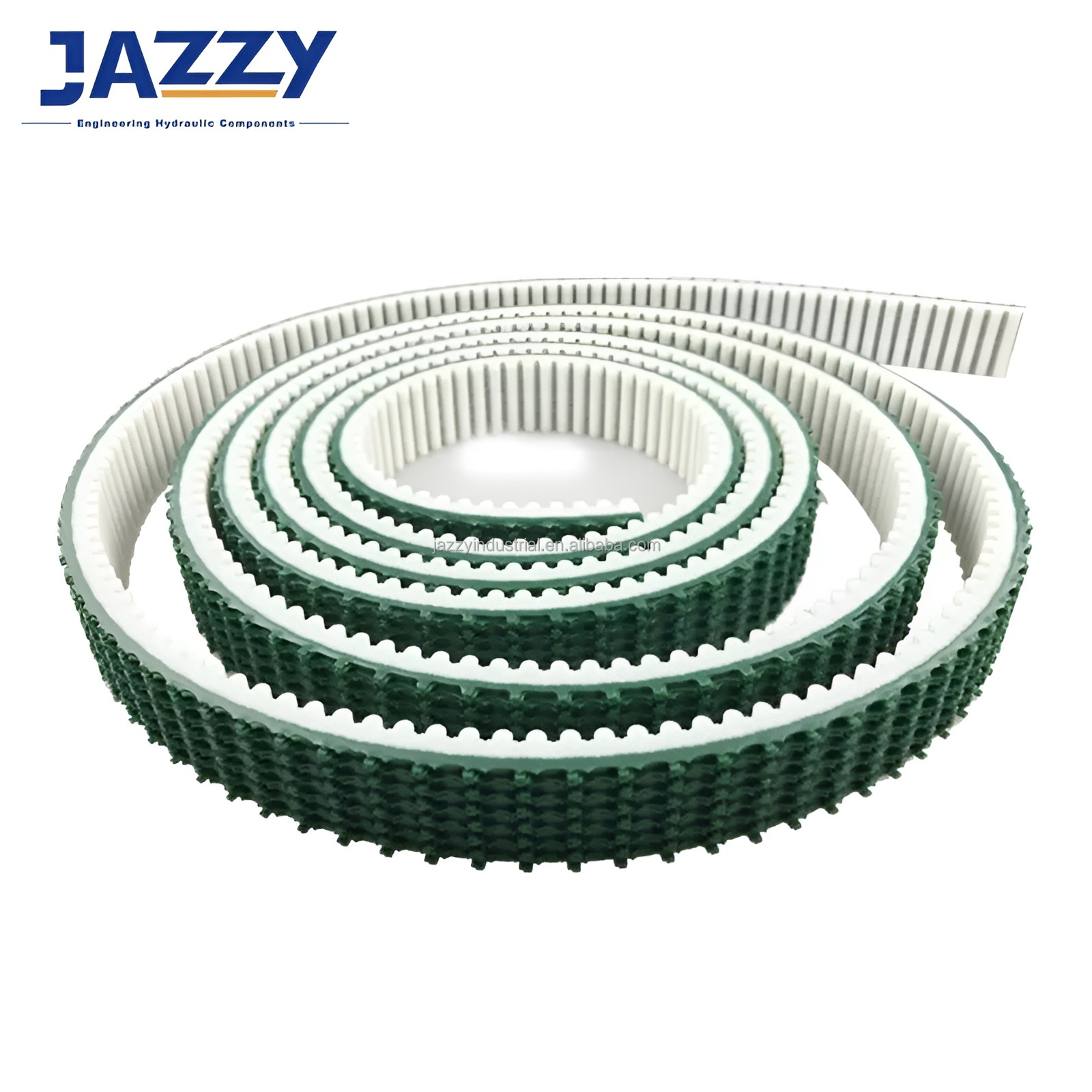 JAZZY Trapezoidal rubber timing belt pu timing HTD/STD/RPP Arc tooth Double-sided Ribbed Rubber flat Synchronous Timing Belt