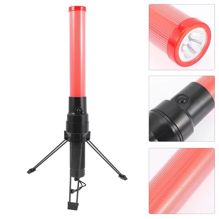 Safety Warning Traffic Baton Lights Traffic Wands For Traffic Control Road Parking Pedestrian Guide LED Light