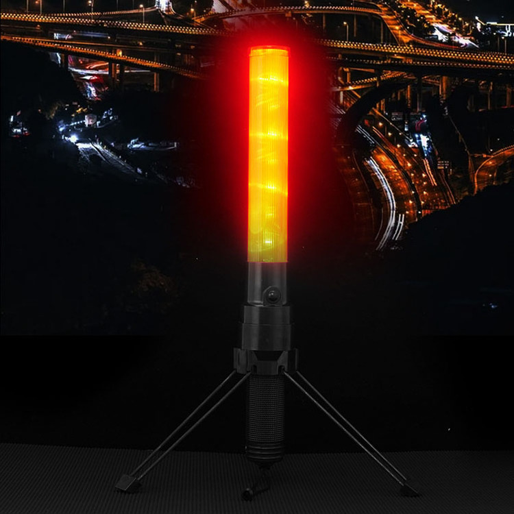 Safety Warning Traffic Baton Lights Traffic Wands For Traffic Control Road Parking Pedestrian Guide LED Light