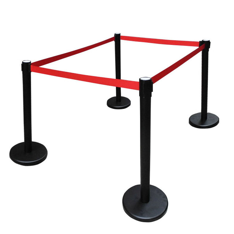 Stainless Steel Railing Stand Stanchion Railing Queue Stand Crowd Control Rope Stanchion Queue Manage Post