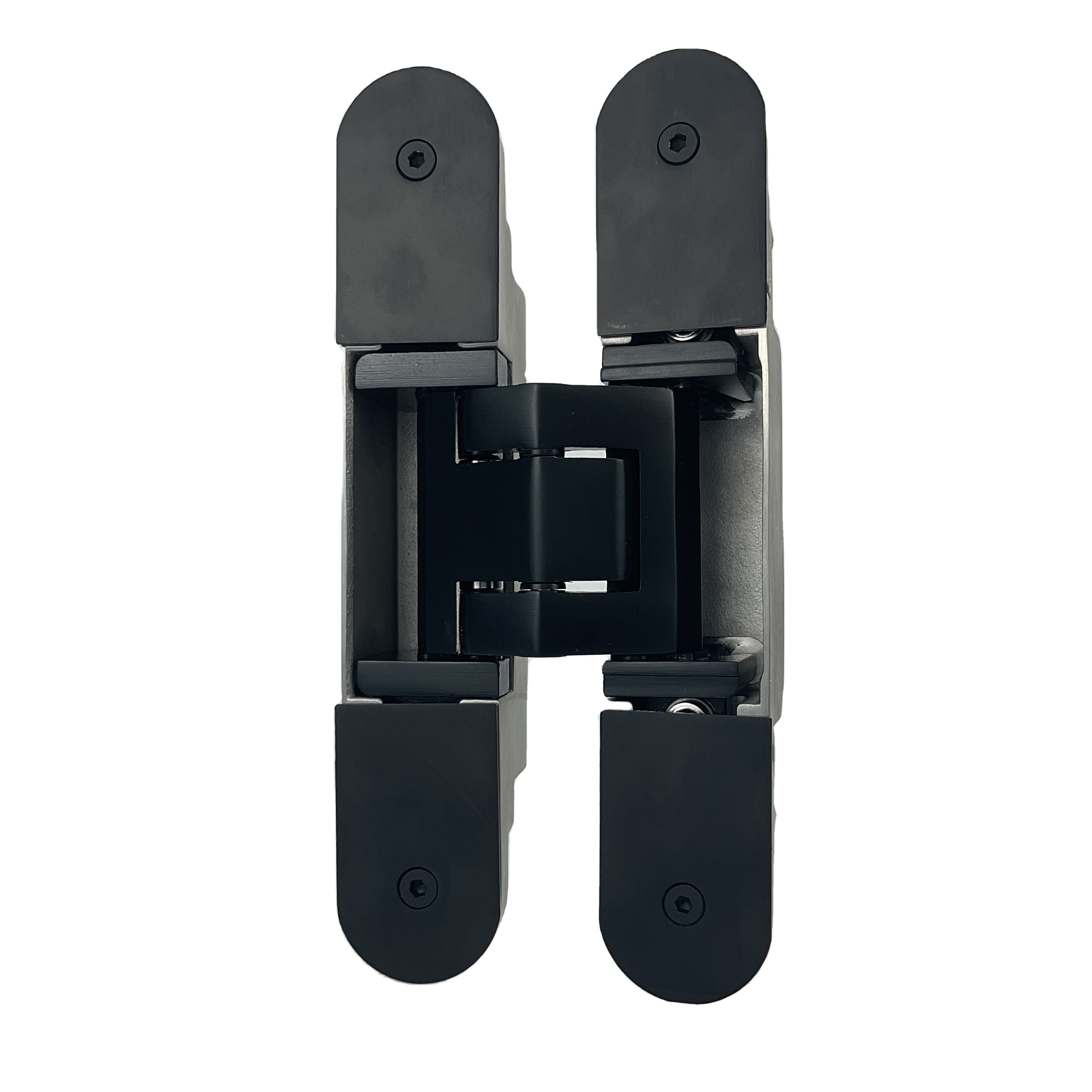 GD120  sus 304 stainless steel adjustable gate hinges snap closing semi concealed invisible hidden hinges