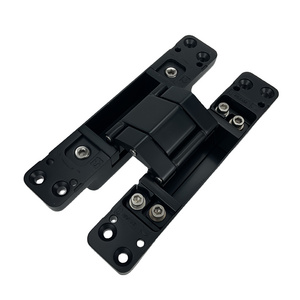 GE75  80KGS  heavy duty wood hidden cross hardware invisible gate hinge 3d adjustable concealed door hinge