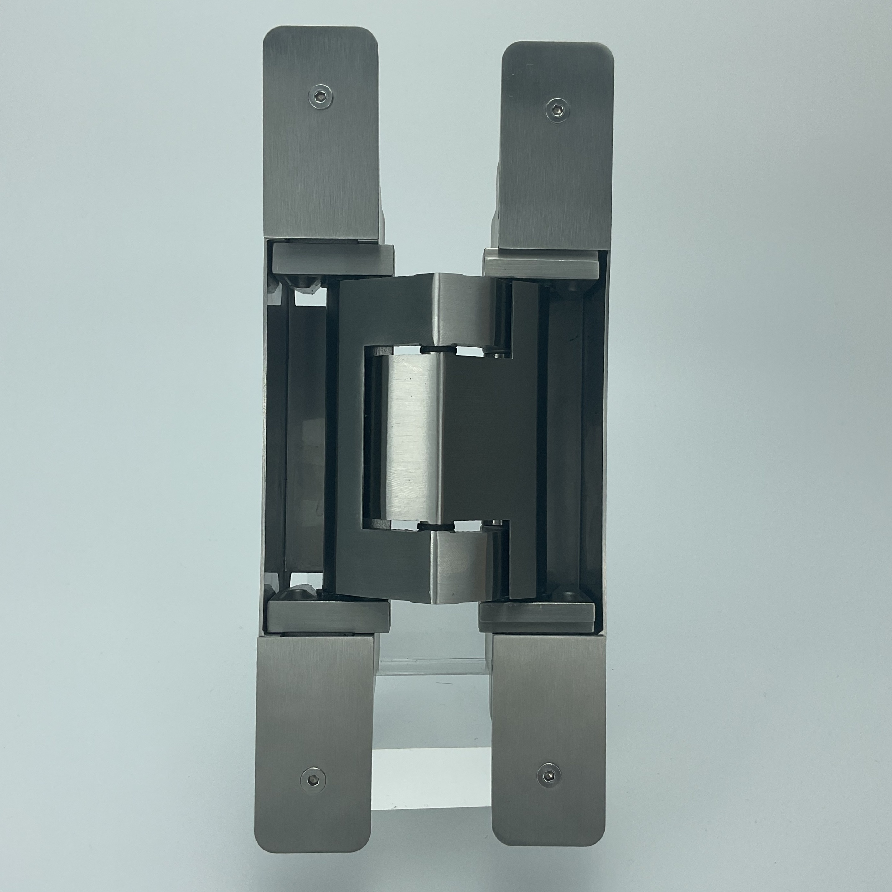 SUS304 Stainless Steel Satin 230mm EN1935  200 000 circle life adjustable french door hinges conceal hinges