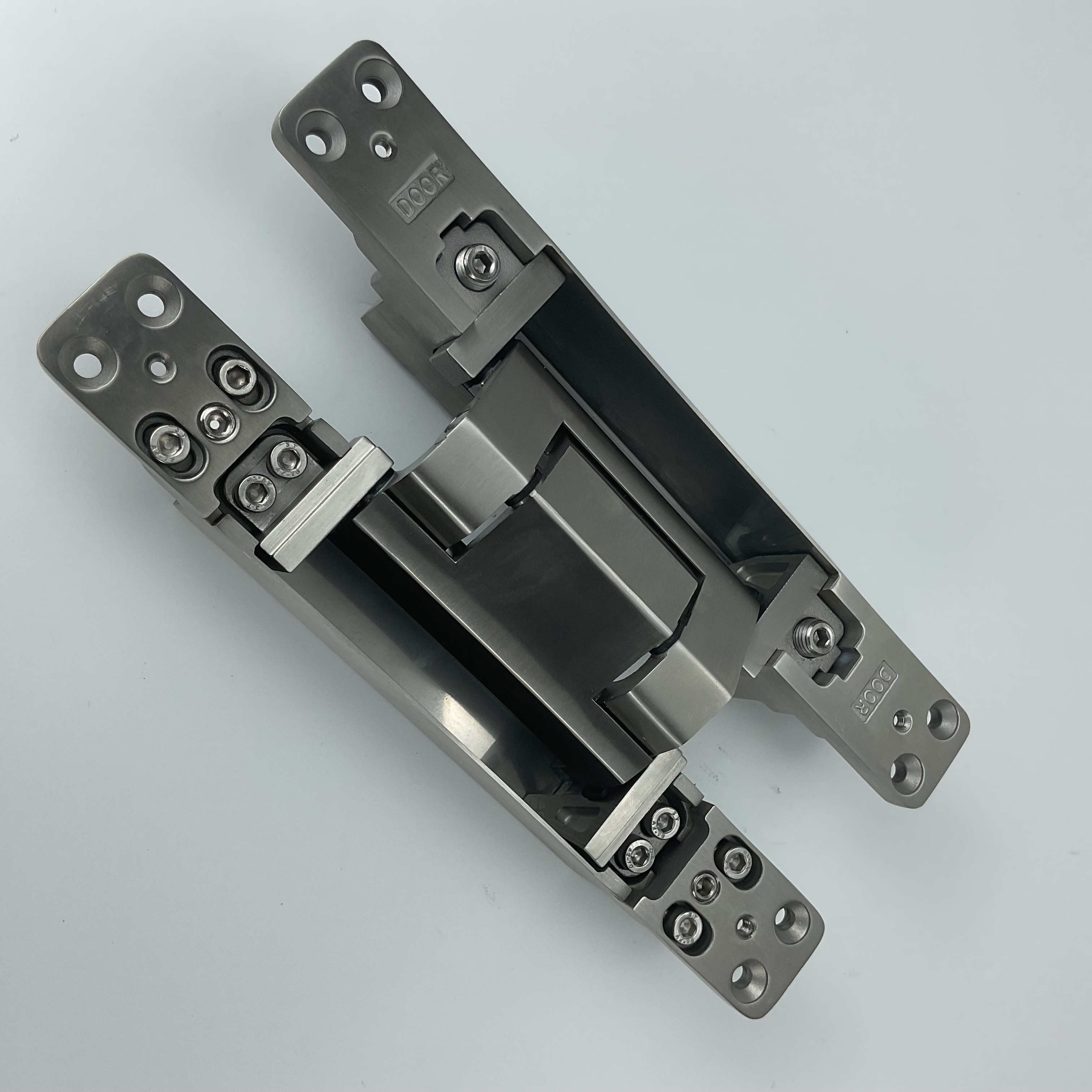 SUS304 Stainless Steel Satin 230mm EN1935  200 000 circle life adjustable french door hinges conceal hinges