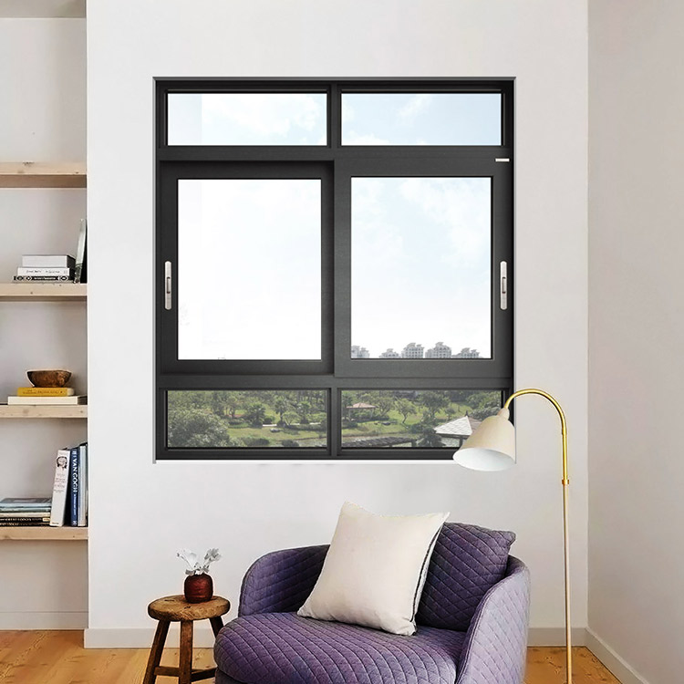 aluminium sliding windows with good air tightness for washing room aluminum sliding fenster with locks