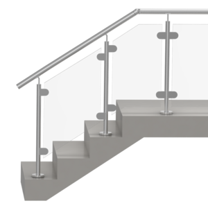 Staircase Glass Railing Detail Staircase Design Railing Plexiglass Stair Railing Balcony Railings SS304/316 Stainless Steel JBD