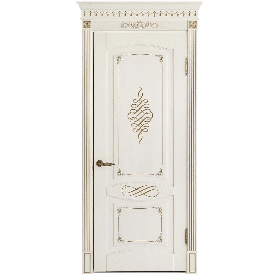 High Quality White Room Wooden Door Main Double Door Wooden Modern Wooden Door Design