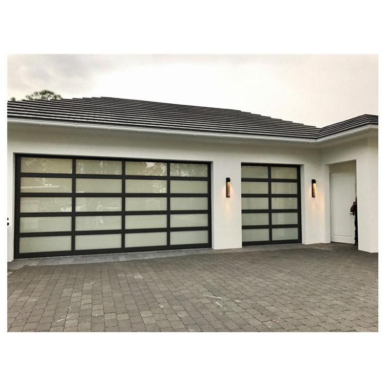 Hurricane proof custom made thin frame garage doors garage door Factory Price Garage Door