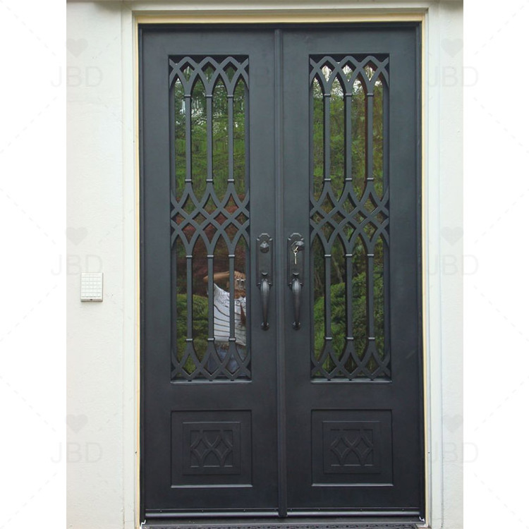 Prehung Exterior Bulletproof Front Doors with Glass Side Window in White Color