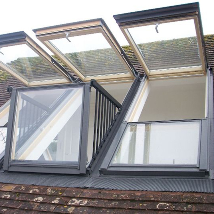 Most popular Outward Open Loft skylight weather resistance nature Aluminum roof Window of home