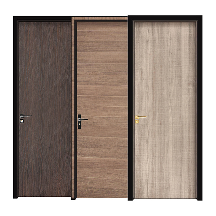 China Foshan factory Residential project aluminum fireproofdoors interior hotel wpc solid wood other doors