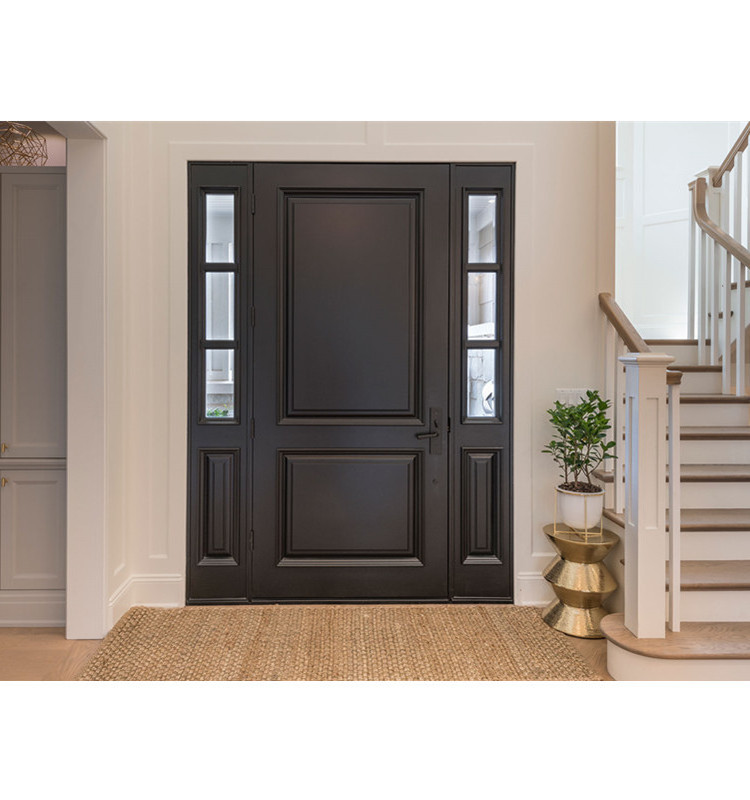 Simple house solid wooden door malaysia internal panel indoor doors wooden