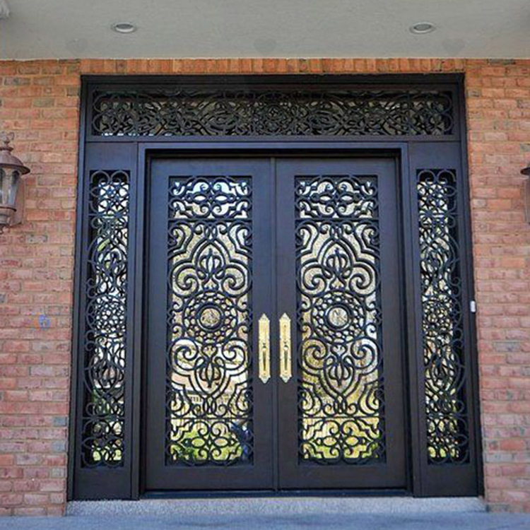 Prehung Exterior Bulletproof Front Doors with Glass Side Window in White Color