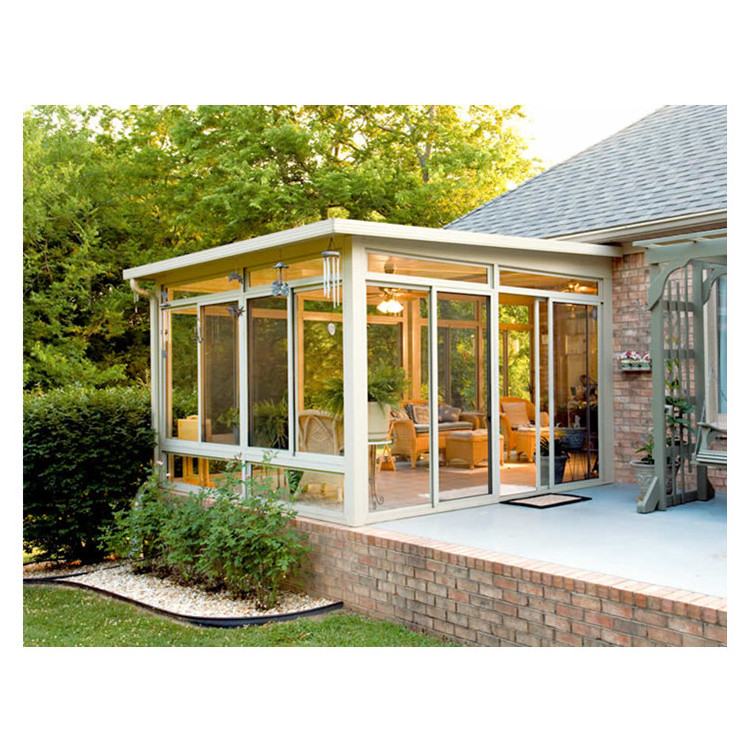 Sunroom Furniture House Veranda Sunroom Glass Insulating Glass Solarium Sun Room Indoor Aluminum Alloy+ Tempered Glass Farmhouse